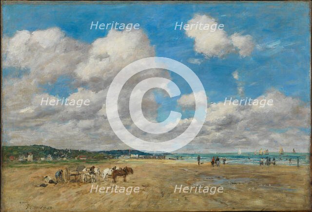 Deauville, 1893. Creator: Boudin, Eugène-Louis (1824-1898).