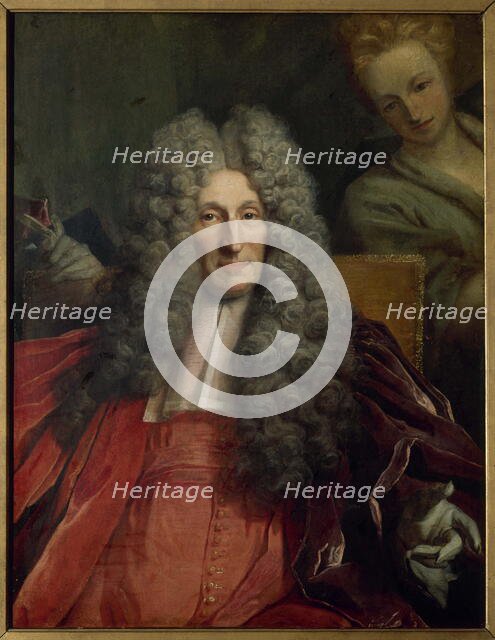 Portrait of Charles Boucher d'Orsay, provost of merchants from 1700 to 1708 (fragment), 1702. Creator: Nicolas de Largilliere.