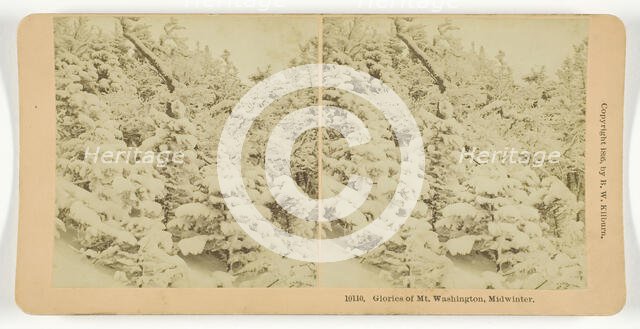 Glories of Mt. Washington, Midwinter, 1895. Creator: BW Kilburn.