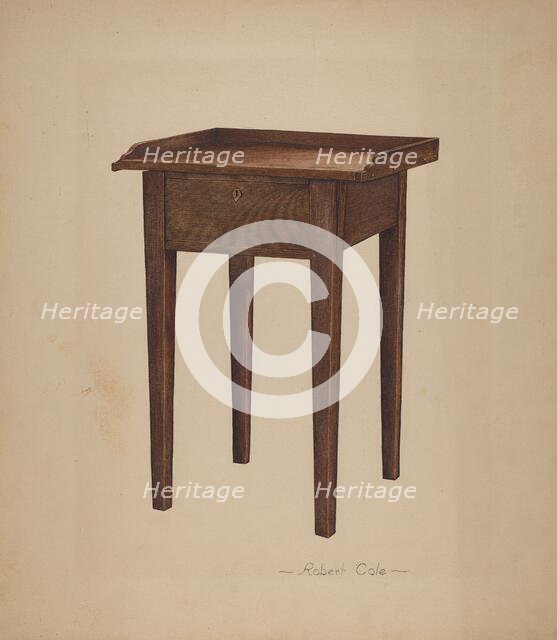 Tray Table, c. 1940. Creator: Robert Cole.
