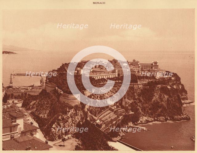 'General view of the Principality of Monaco', 1930. Creator: Unknown.