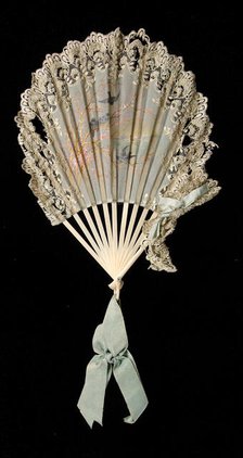 Fan, French, 1880-89. Creator: Unknown.