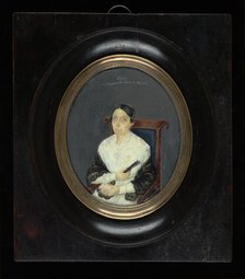 Dama desconocida (Unknown Lady), 1843. Creator: Ramon Atiles-Perez.