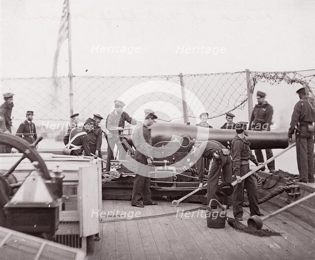 Mendota, 100 lb. Parrott Gun, 1861-65. Creator: Unknown.