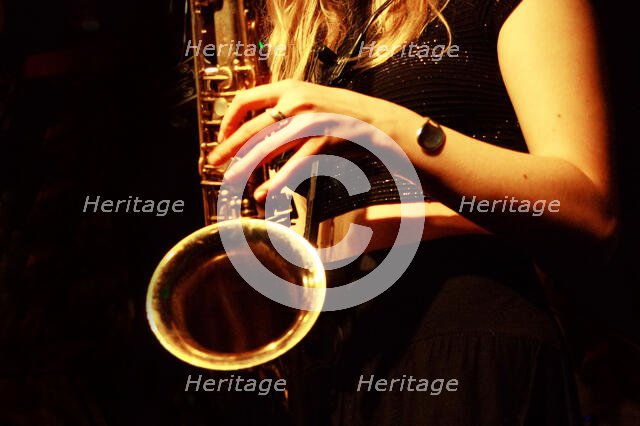 Emma Rawicz, Emma Rawicz Quintet, Verdict Jazz Club, Brighton, East Sussex, 2022. Creator: Brian O'Connor.