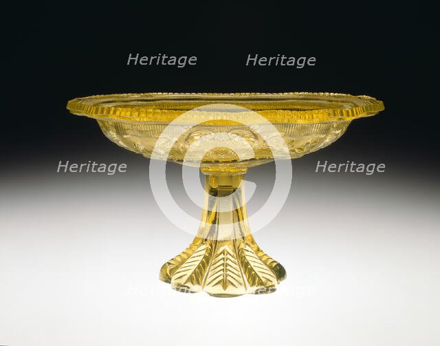 Compote, 1830/45. Creator: Boston and Sandwich Glass Company.