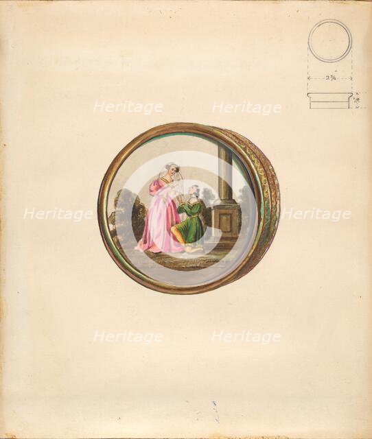 Powder Box, c. 1936. Creator: Thomas Holloway.