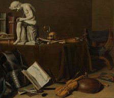 Vanitas Still Life with the Spinario, 1628. Creator: Pieter Claesz.