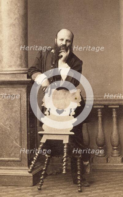 Self-portrait, c.1860. Creator: Andre-Adolphe-Eugene Disderi.