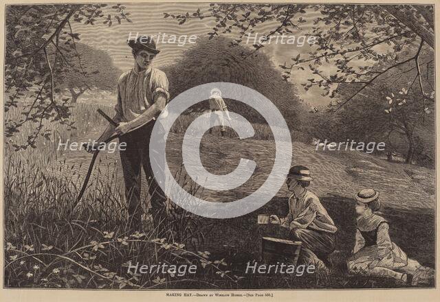 Making Hay, published 1872. Creator: Winslow Homer.