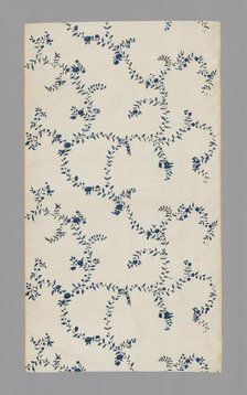 Panel (Dress Fabric), China, Qing dynasty (1644-1911), 1750/75. Creator: Unknown.