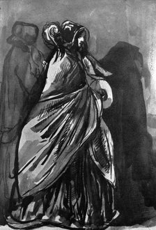 'La Dame Au Chale', 19th century, (1930).Artist: Constantin Guys