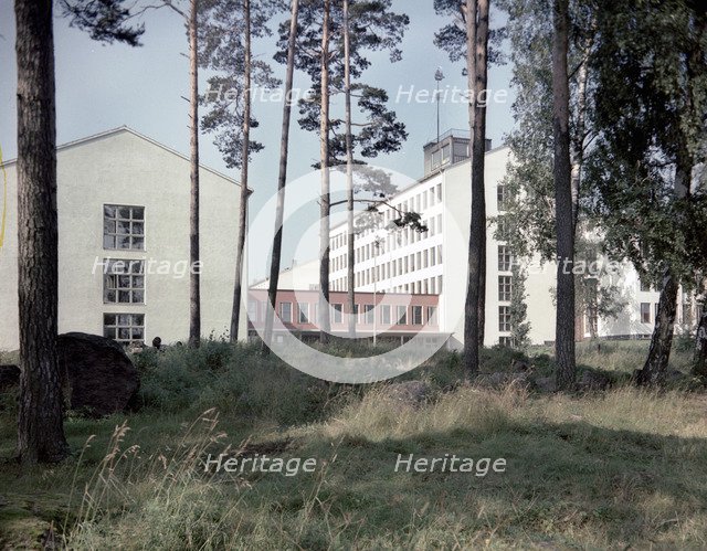 Newly built block of flats, Helsinki, Finland, 1970s. Artist: Göran Algård