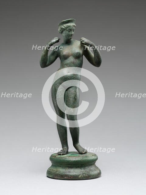 Statuette of Venus on Round Base, 1st century A.D. Creator: Unknown.