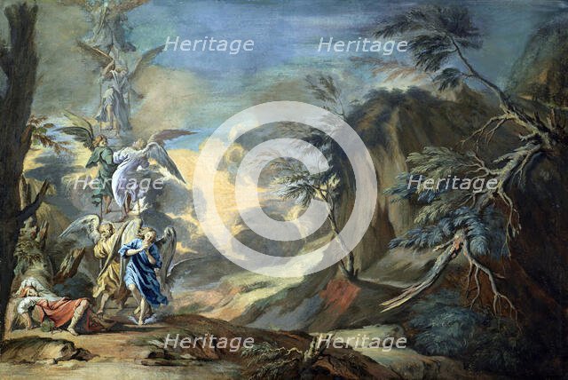 Jacob's Ladder, c1740. Creator: Joseph Goupy.