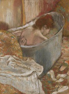 The Bath (Woman in her Bathtub), c1886. Creator: Degas, Edgar (1834-1917).