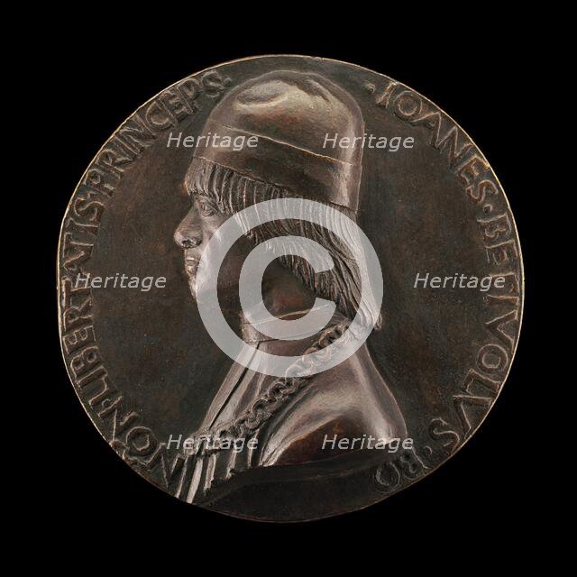 Giovanni II Bentivoglio, 1443-1508, Lord of Bologna 1463-1506 [obverse]. Creator: Sperandio Savelli.