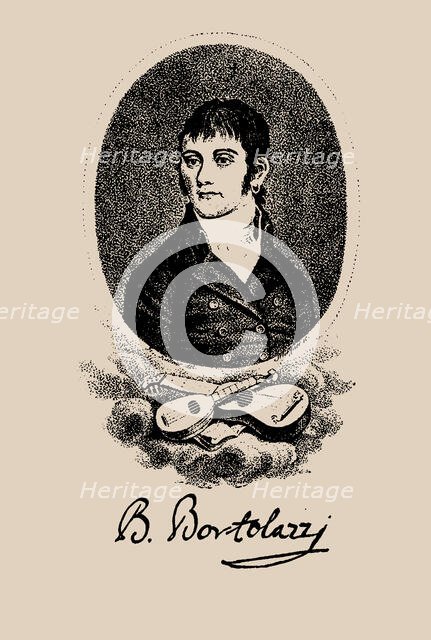 Portrait of Bartolomeo Bortolazzi (1772-1846). Creator: Scheffner, Johann Gottfried (1765-1825).