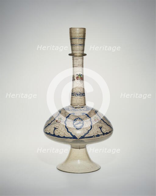 Long-necked Bottle, Egypt or Syria, first half 14th century. Creator: Unknown.