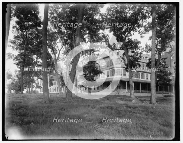 Hotel Victory from southeast, Put-in-Bay, Ohio, between 1880 and 1899. Creator: Unknown.