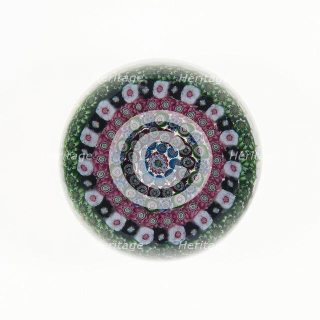 Paperweight, Clichy, 19th century. Creator: Clichy Glassworks.