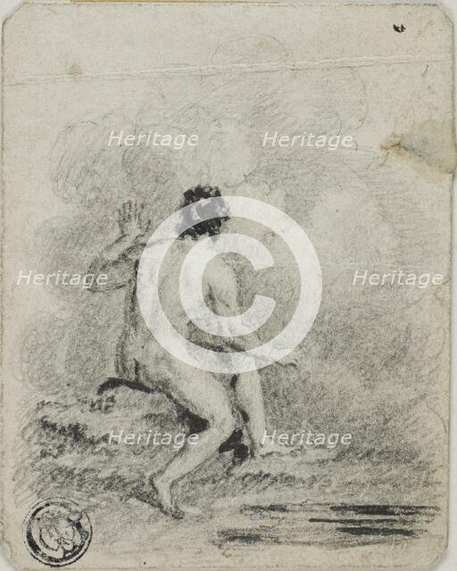 Seated Male Nude, n.d. Creator: Unknown.