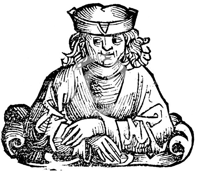 Anaximander (c611-546 BC), Ancient Greek philosopher, 1493. Artist: Unknown