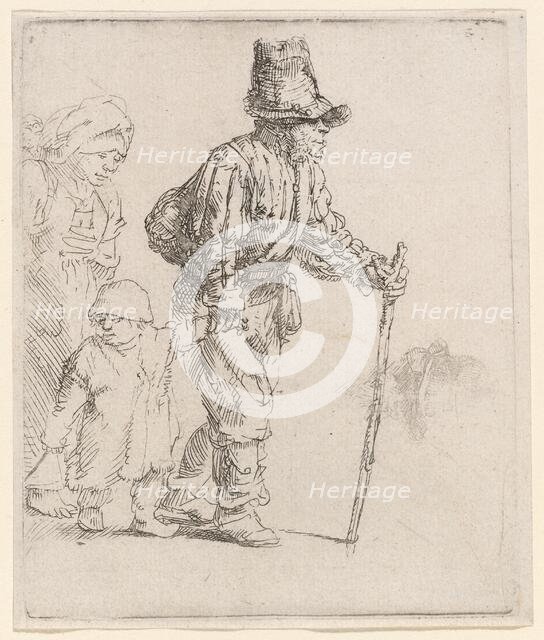 Peasant Family on the Tramp, c. 1652. Creator: Rembrandt Harmensz van Rijn.