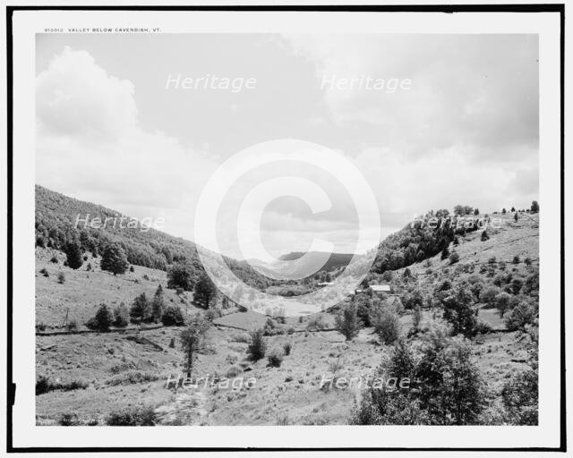 Valley below Cavendish, Vt., between 1900 and 1906. Creator: Unknown.
