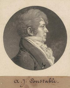 A. J. Constable, 1809. Creator: Charles Balthazar Julien Févret de Saint-Mémin.