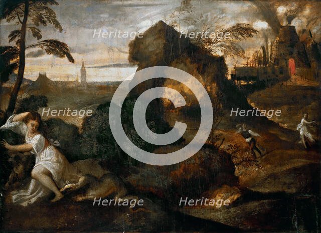 Orpheus and Eurydice, ca. 1505-1510. Creator: Titian (1488-1576).