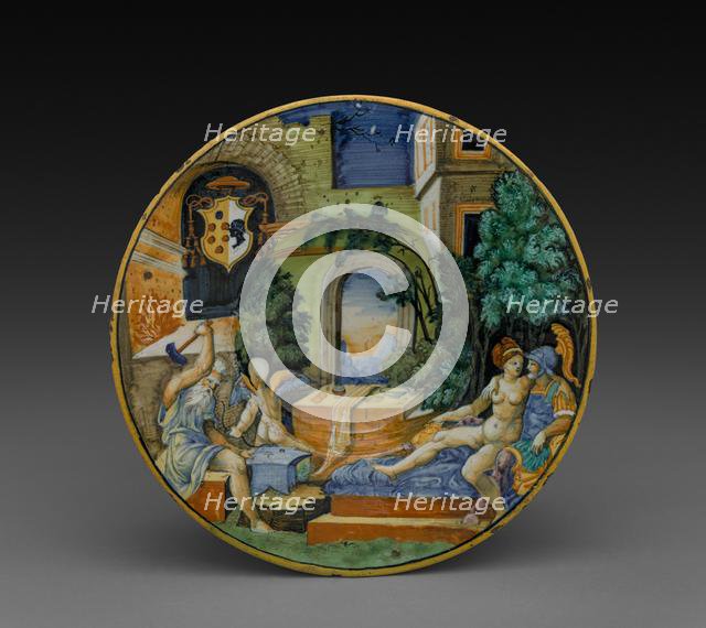 Plate, c. 1540-1544. Creator: Unknown.