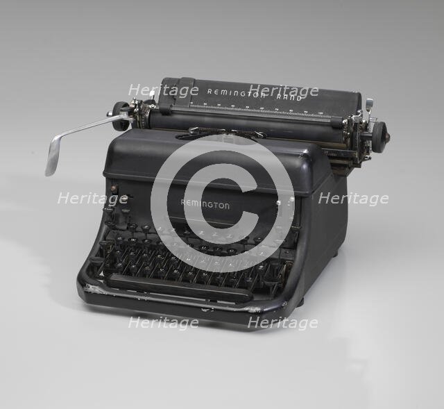 Typewriter used by B.C. Franklin, Mar 1947. Creator: Remington Rand.