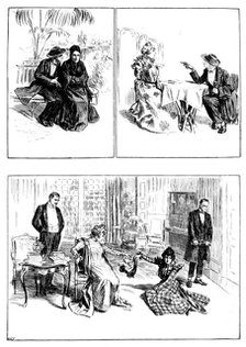 "22a, Curzon Street," the new play at the Garrick Theatre, 1898. Creator: Carl Hentschel.