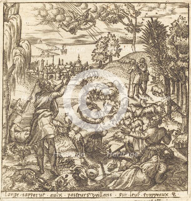 The Annunciation to the Shepherds, probably c. 1576/1580. Creator: Leonard Gaultier.