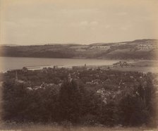 Seneca Lake and Watkins, c. 1895. Creator: William H Rau.