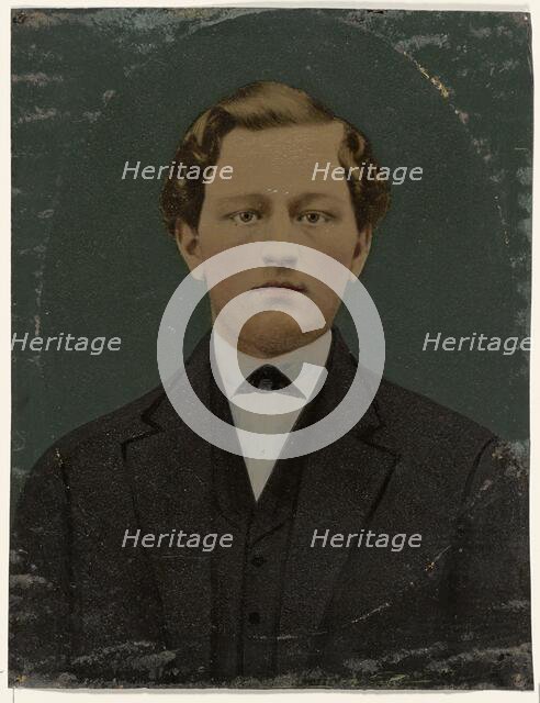 Portrait of man, 1860s-1880s. Creator: Unknown.