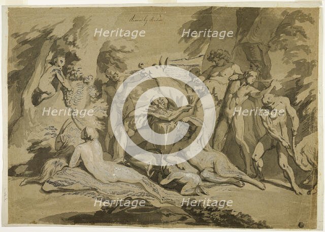 Drunken Silenus Satyr and Nymphs, n.d.