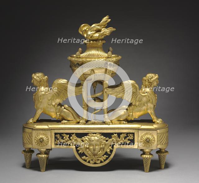 Andiron (Chenet), c. 1785. Creator: Unknown.
