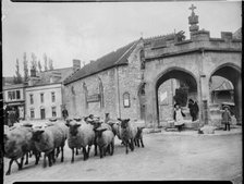 Market Cross, Cheddar, Sedgemoor, Somerset, 1907. Creator: Katherine Jean Macfee.