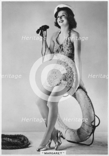 'Margaret', of the Windmill Theatre, London, 1938. Artist: Unknown