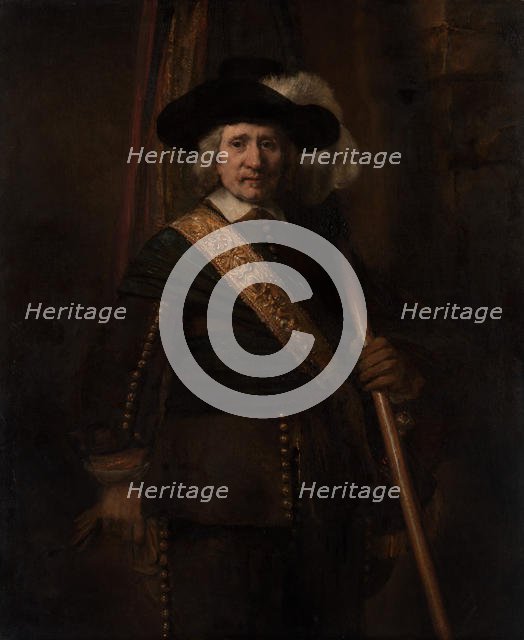 The Standard Bearer (Floris Soop, 1604-1657), 1654. Creator: Rembrandt Harmensz van Rijn.