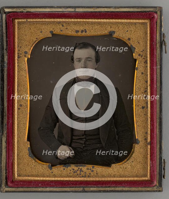 Untitled (Portrait of a Man), 1853. Creator: Unknown.