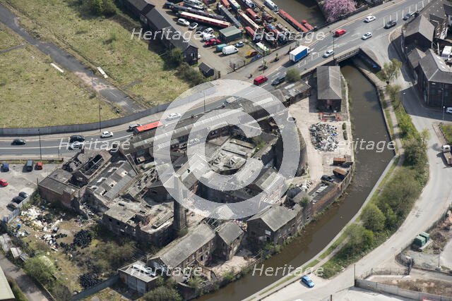 The derelict Price and Kensington Teapot Works in Longport, City of Stoke-on-Trent, 2021. Creator: Damian Grady.