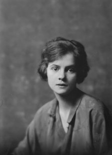 Miss Burnand, portrait photograph, 1918 Feb. 25. Creator: Arnold Genthe.