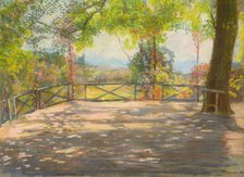 Motif in Park, around 1900. Creator: Ladislav Mednyanszky.