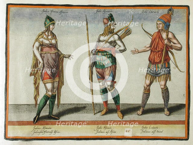Habitus Variarum Orbis Gentium (Costume of the Various Peoples of the World), 1581. Creator: Jean-Jacques Boissard.
