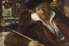 Self-Portrait, 1917. Artist: Repin, Ilya Yefimovich (1844-1930)