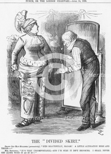 'The Divided Skirt', 1886. Artist: Joseph Swain