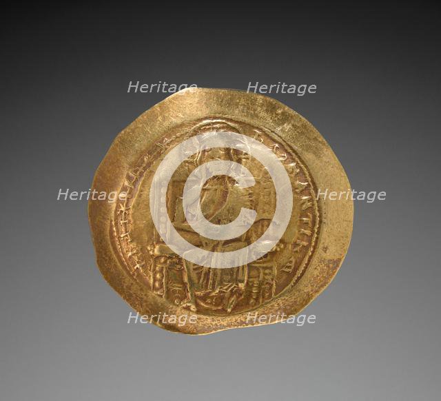 Scyphate Histamenon of Constantine X (reverse), 1059-1067. Creator: Unknown.